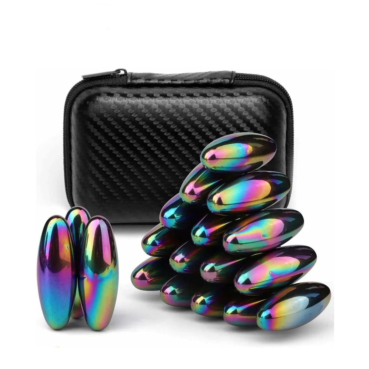 Ímanes Pedras Magnéticas - Anti-Stress, Metálicas, Portáteis com Estojo Ímanes Pedras Magnéticas - Anti-Stress, Metálicas, Portáteis com Estojo